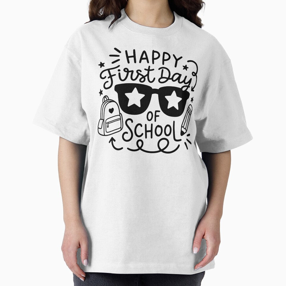 Happy First Day Of School Teacher Gift by gunaone-design