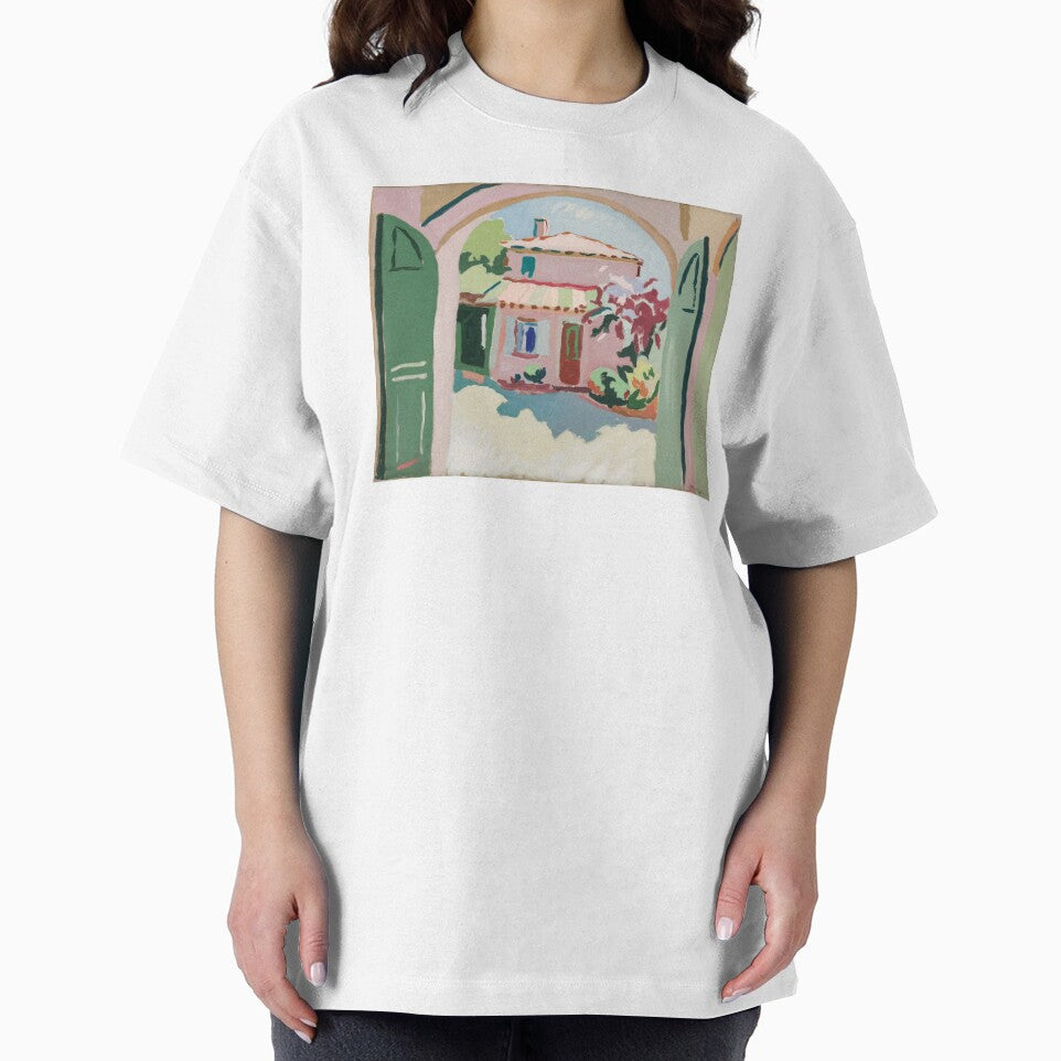 French Garden View | Provence Home and Blossoms | Post-Impressionist Style by CARRAANN