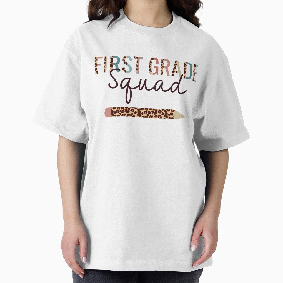 First Grade Squad Back To School Leopard For 1st Grade Teacher by JokeGysen