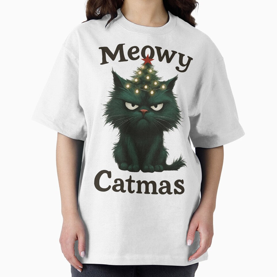 Meowy Catmas Moody cat by HandicraftArt