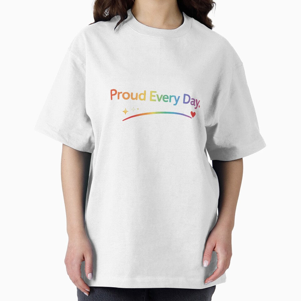 Proud Every Day Minimalist Pride Design by Hoffmann-Shop