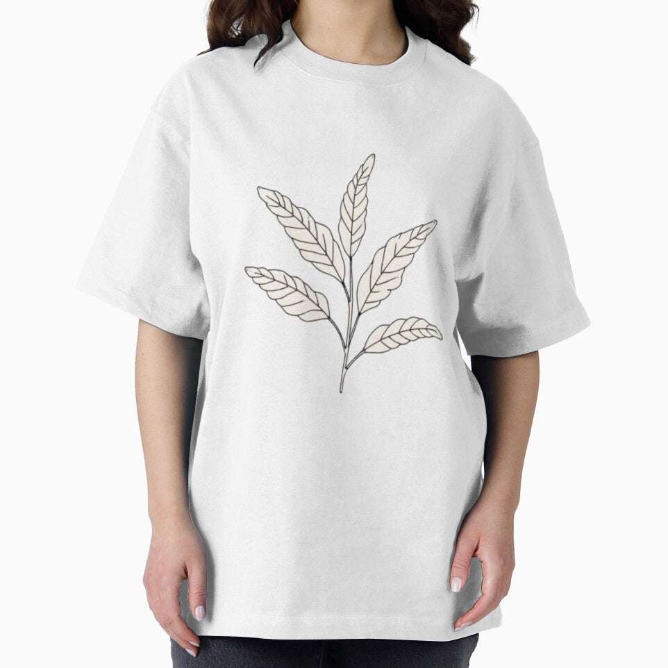Minimalist Leaf Branch Botanical Line Art by LstpStudio-Art