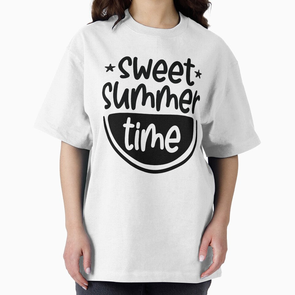 Sweet Summer Time - Summer Quotes Retro Vintage Aesthetic Beach Vacation Sunset Gift by FuzionRaptor
