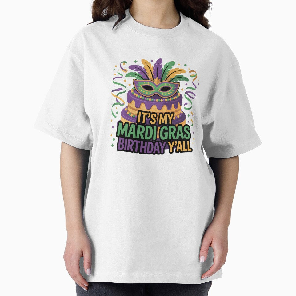 It's My Mardi Gras Birthday Y'all Celebration Party by salmzouriart