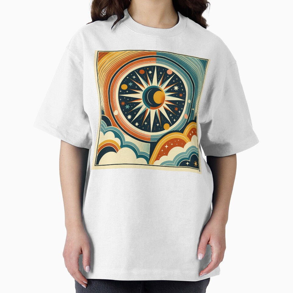Celestial Sun Moon Starburst by InkSmithery