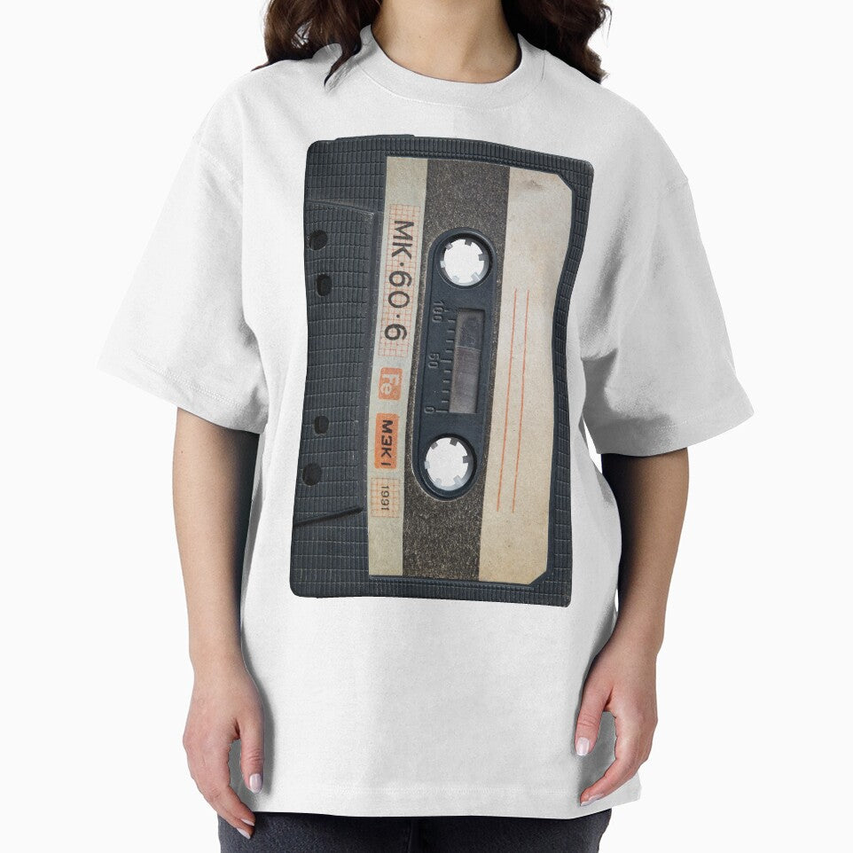 Cassette Tape Mix Tape Retro Graphic Black by socialarmour