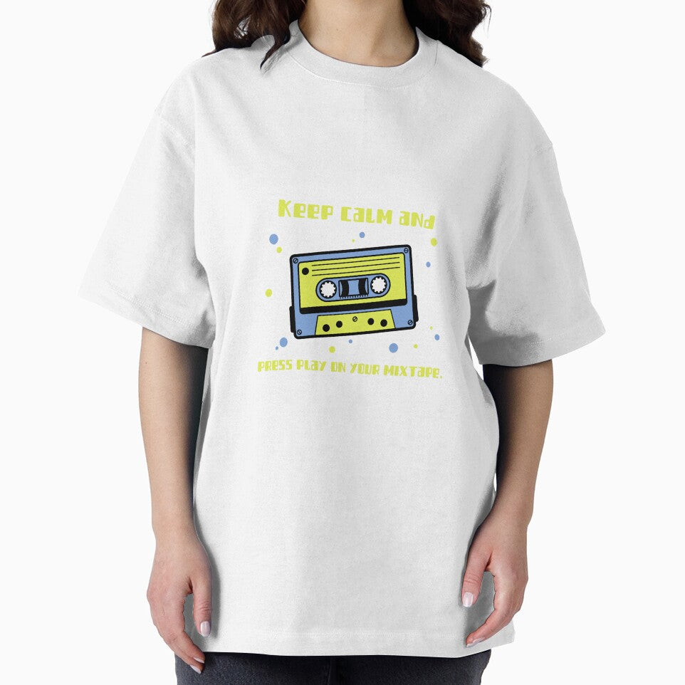 Keep Calm And Press Play On Your Mixtape by tees-by-whitley