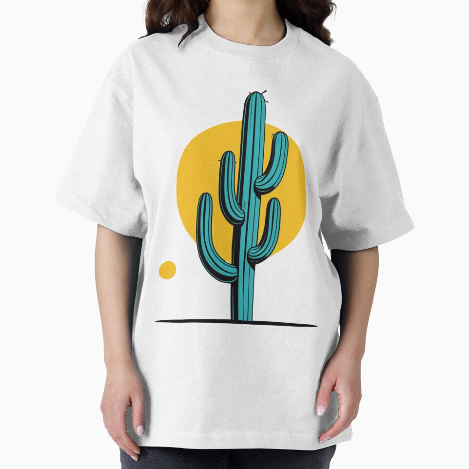 Desert Cactus Minimalist Retro Design by urbnstreet