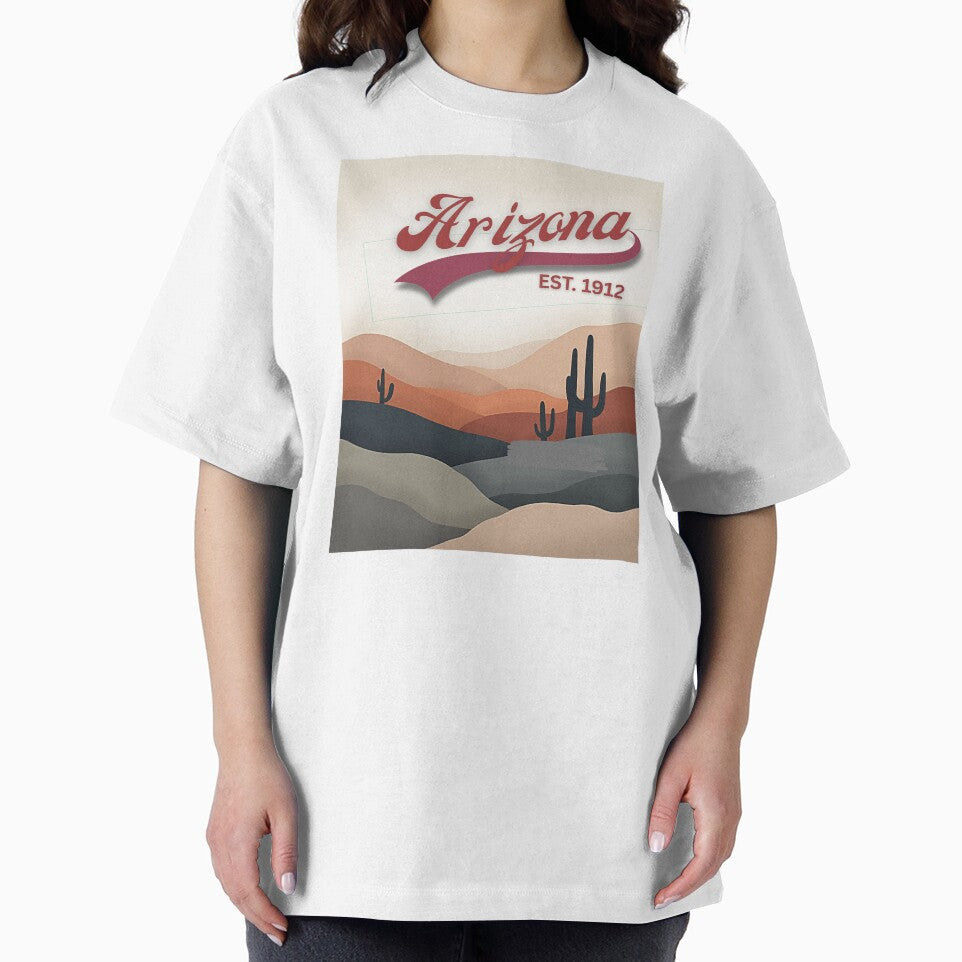 Arizona Desert Vibes Retro Sunset T-Shirt by Travel Shirt Club