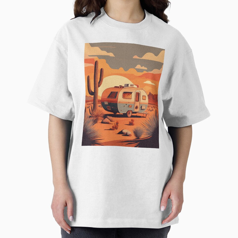 Desert Dreams – Retro Travel Trailer in Arizona by DVNarts