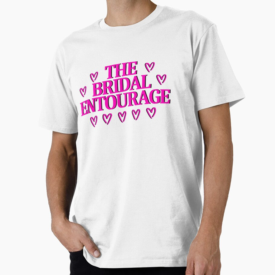 The Bridal Entourage Pink Hen Bridal Bachelorette by MoonMonkeyNbear