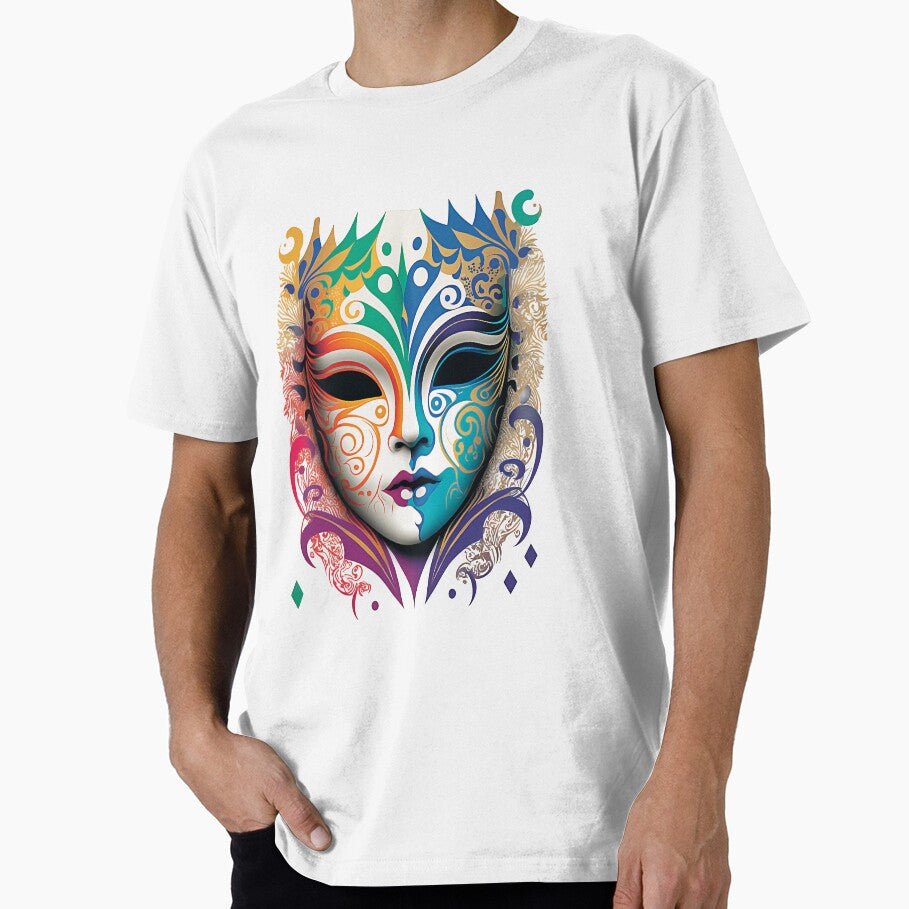 Colourful Venetian Mask Design by CaseHavenDesign