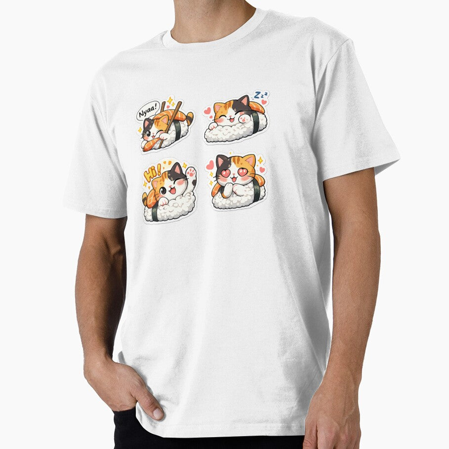 Kawaii Calico Sushi Cat by Cat-loveparttime