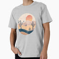 Retro Desert Cactus Landscape with Sunset by NoctaHike