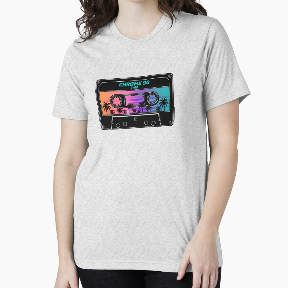 Retro Cassette Tape Vaporwave Sunset 80s by Ameir12