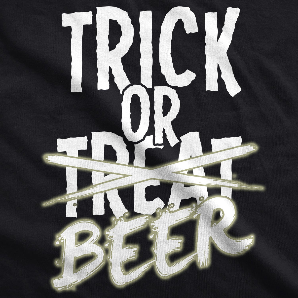 Trick Or Beer Glow Men's T Shirt