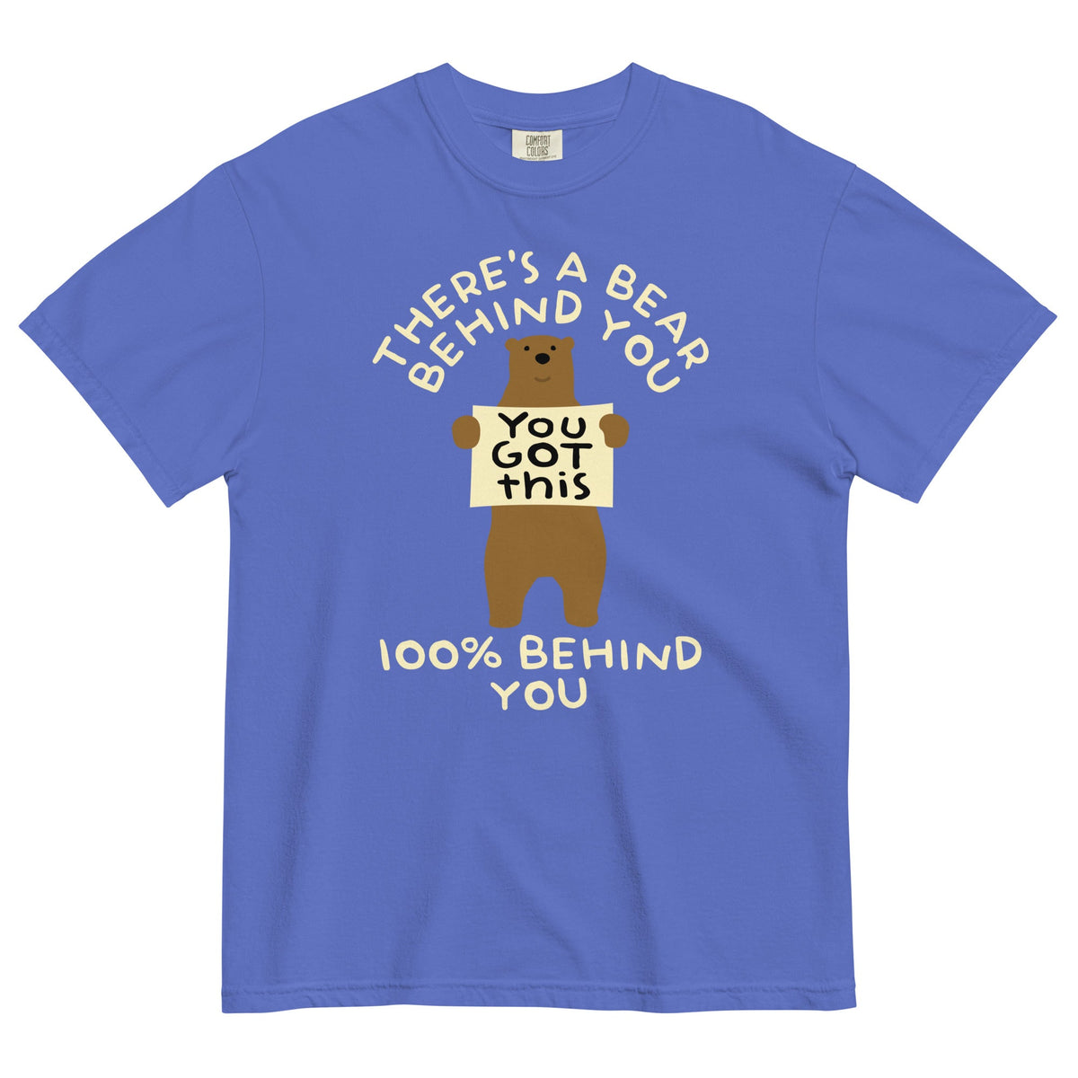 There's A Bear Behind You, 100% Behind You Men's Relaxed Fit Tee