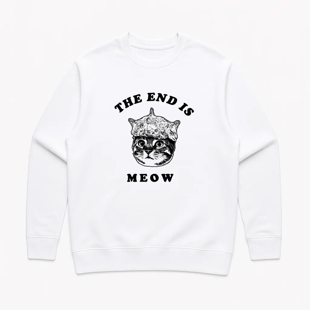 Unisex | The End Is Meow | Crewneck Sweatshirt