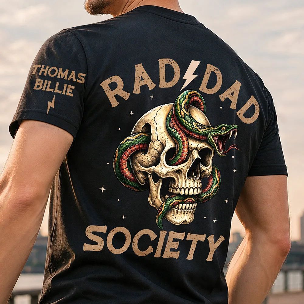 Rad Dad Society - Personalized T Shirt