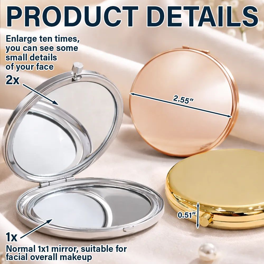 Never Forget The Reason You Became A Nurse - Personalized Compact Mirror