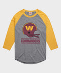 Washington Commanders Big Helmet Raglan