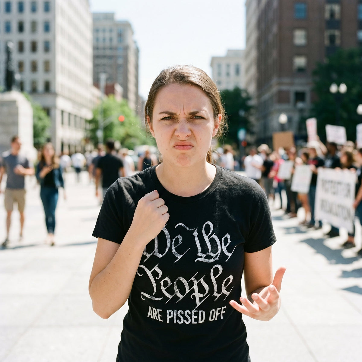 We The People Are Pissed Off Women's T Shirt