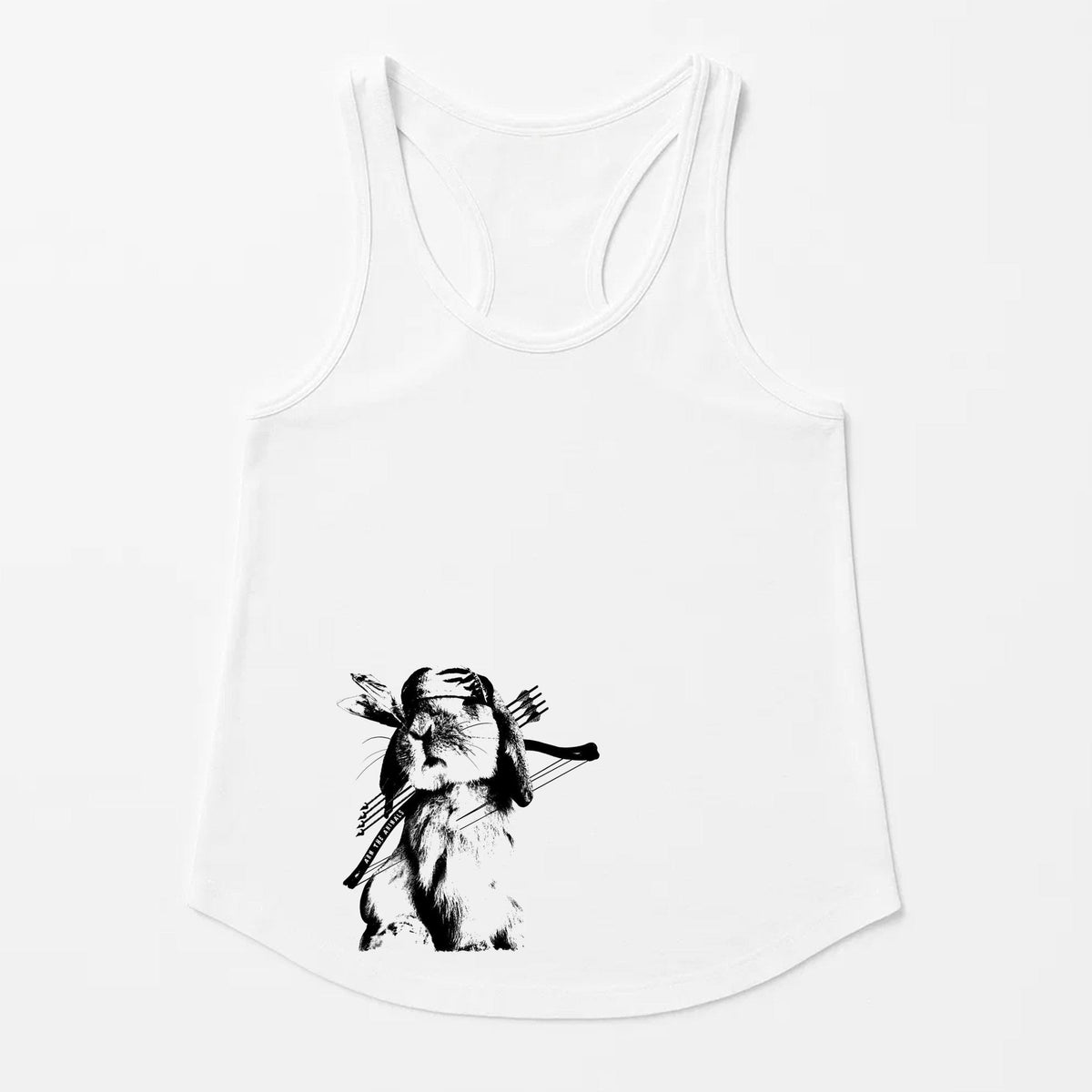 Women's | Rambo Bunny | Racerback Tank