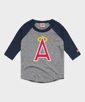 Youth California Angels Cap Logo '72 Raglan